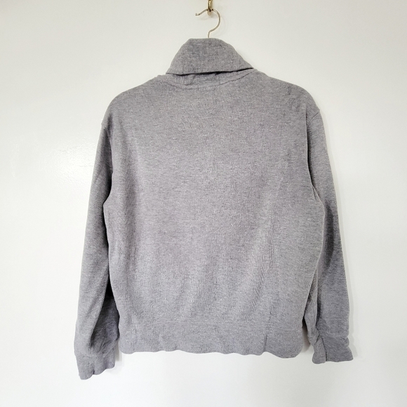 Polo by Ralph Lauren Jersey Shawl Collar Pullover in Gray Size S - Picture 5 of 9
